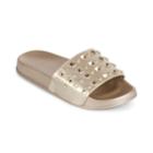 Wanted Stream Women's Slide Sandals, Size: 7, Gold