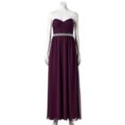 Juniors' Speechless Embellished Strapless Evening Dress, Girl's, Size: 5, Med Pink