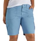 Plus Size Lee Diani Cargo Bermuda Shorts, Women's, Size: 25 - Regular, Med Blue