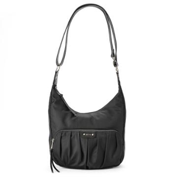 Utiliti Pleated Pocket Convertible Hobo, Women's, Black