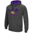 Men's Campus Heritage Lsu Tigers Pullover Hoodie, Size: Medium, Dark Grey