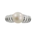 Sterling Silver Freshwater Cultured Pearl Ring, Women's, Size: 8, White