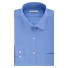 Big & Tall Van Heusen Regular-fit Flex Collar Pincord Wrinkle-free Dress Shirt, Men's, Size: 18-32/33, Brt Blue