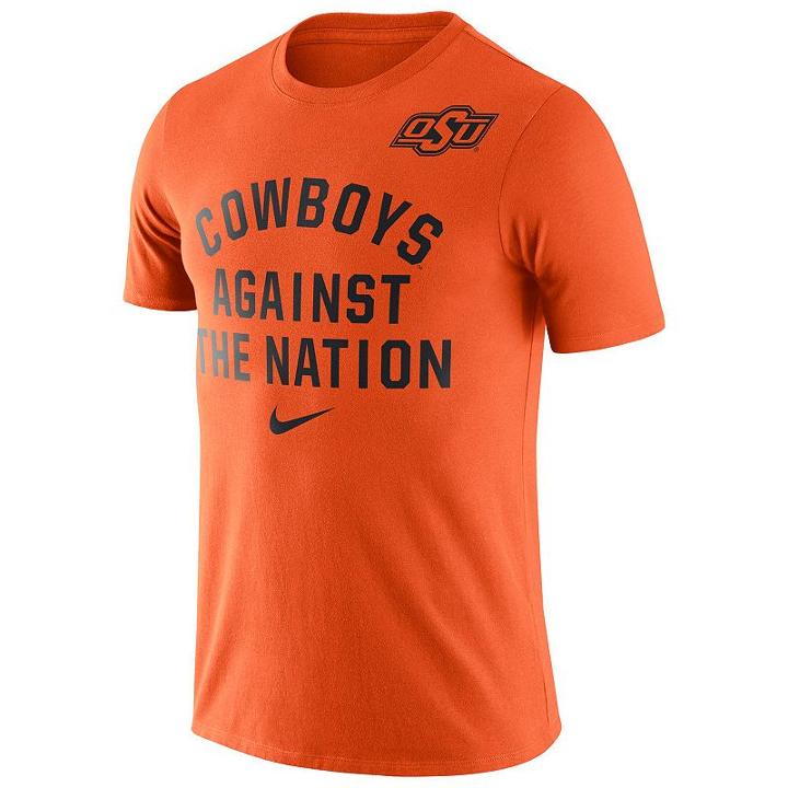 Men's Nike Oklahoma State Cowboys Rally Tee, Size: Xxl, Orange