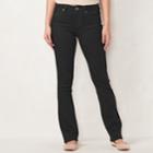 Women's Lc Lauren Conrad Barely Bootcut Jeans, Size: 4, Black
