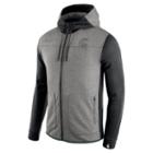Men's Nike Michigan State Spartans Av15 Full-zip Fleece Hoodie, Size: Medium, Dark Grey