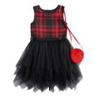 Girls 4-6x Knitworks Fairy Dress & Purse Set, Size: 5, Black