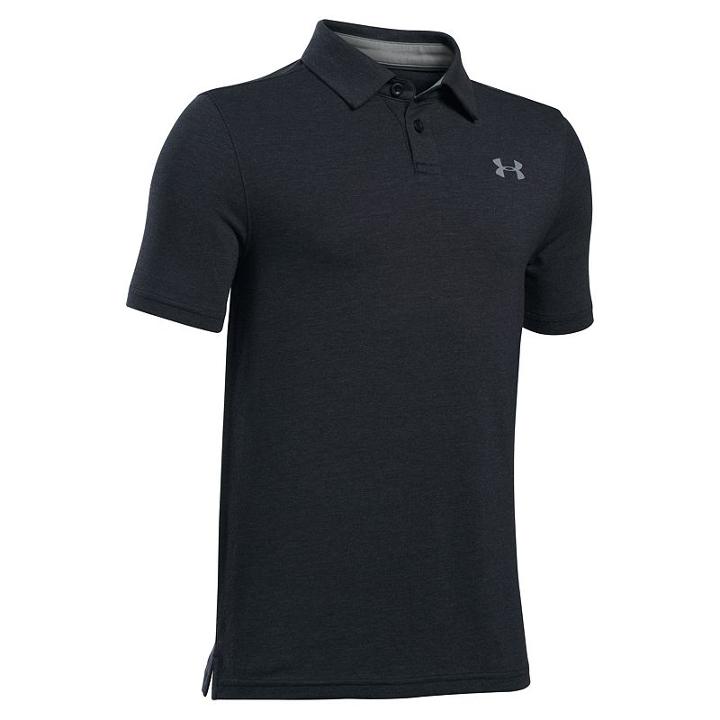 Boys 8-20 Under Armour Charged Polo, Boy's, Size: Medium, Black