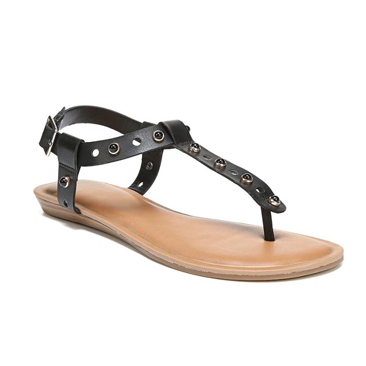 Fergalicous Shepard Women's Thong Sandal, Size: Medium (7.5), Black