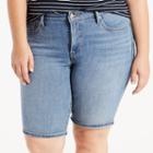 Plus Size Levi's&reg; Perfectly Shaping Jean Bermuda Shorts, Women's, Size: 16 W, Light Blue