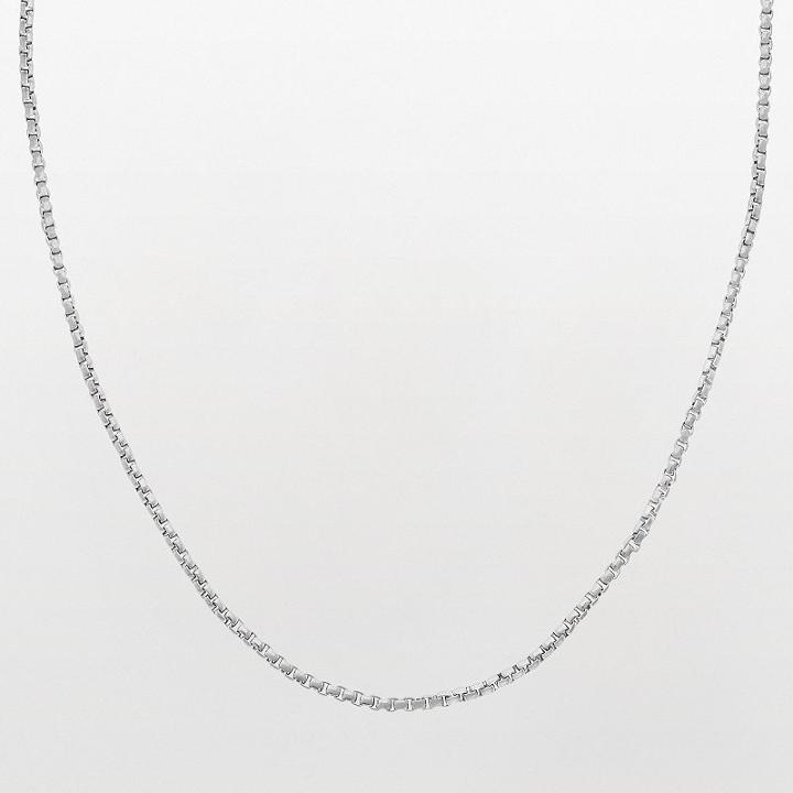 Lynx Stainless Steel Box Chain Necklace - 22-in, Women's, Size: 22, Multicolor
