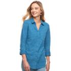 Women's Sonoma Goods For Life&trade; Tunic Shirt, Size: Small, Blue