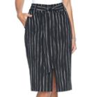 Women's Apt. 9&reg; Tie-front Midi Skirt, Size: 8, Lt Brown