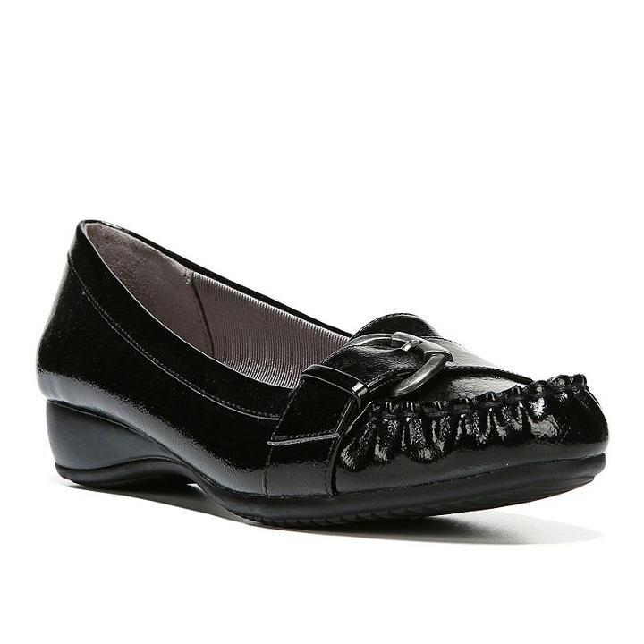 Lifestride Dial-up Women's Loafers, Size: 5.5 Med, Black