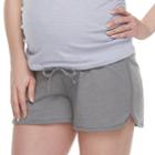 Maternity A:glow Lounge Shorts, Women's, Size: L-mat, Dark Grey