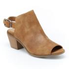 Unionbay Friday Women's Peep-toe Ankle Boots, Size: 8.5, Lt Beige