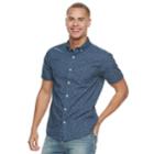 Men's Levi's Ringer Button-down Shirt, Size: Large, Med Blue