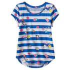 Girls 7-16 & Plus Size So&reg; Short Sleeve Curve Hem Tee, Size: 7-8, Blue (navy)
