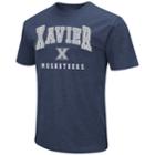 Men's Campus Heritage Xavier Musketeers Team Color Tee, Size: Small, Blue (navy)