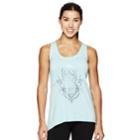 Women's Gaiam Harmony Graphic-print Yoga Tank, Size: Large, Green