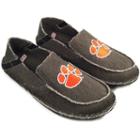 Men's Clemson Tigers Cazulle Canvas Loafers, Size: 9, Grey