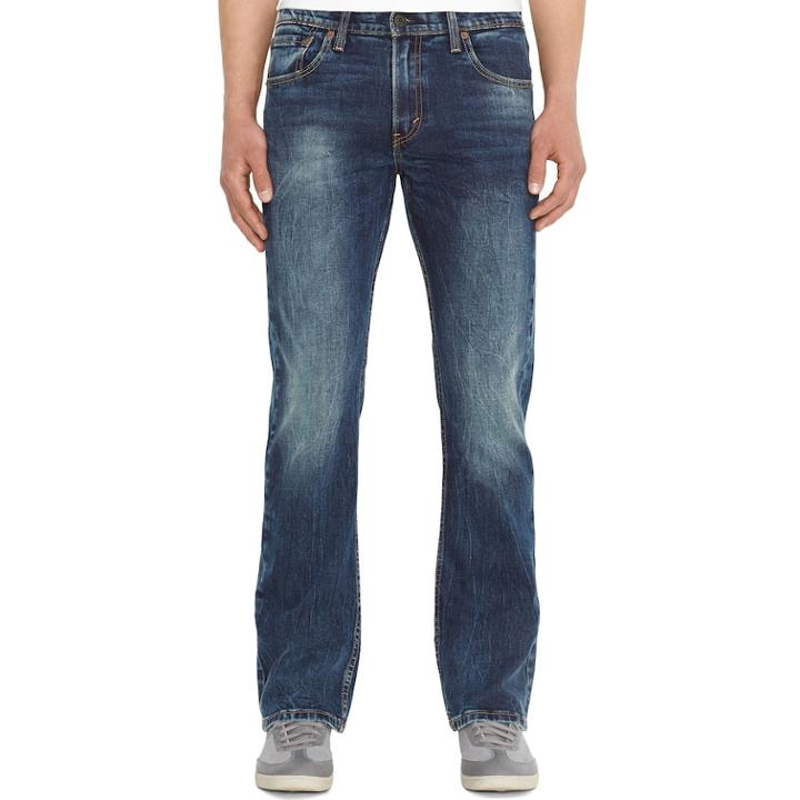 Men's Levi's&reg; 527&trade; Stretch Slim Bootcut Jeans, Size: 40x32, Med Blue