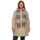 Plus Size Towne By London Fog Wool-blend Coat, Women's, Size: 2xl, Natural