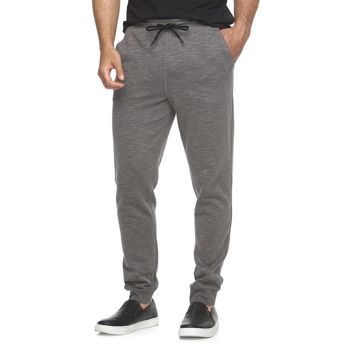 Men's Tony Hawk Knit Jogger Pants, Size: Xl, Med Grey