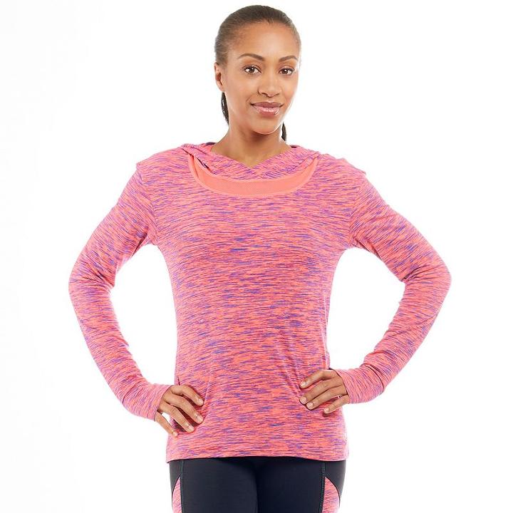 Women's Marika Astro Space-dyed Hoodie, Size: Xl, Med Pink