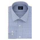 Men's Arrow Regular-fit Stretch Spread-collar Dress Shirt, Size: L-36/37, Blue