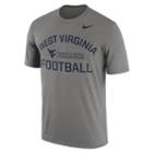 Men's Nike West Virginia Mountaineers Dri-fit Legend Lift Tee, Size: Medium, Med Grey