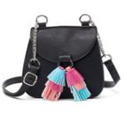 Candie's&reg; Cici Flap Saddle Bag, Women's, Black