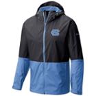 Men's Columbia North Carolina Tar Heels Roan Mountain Jacket, Size: Small, Grey (charcoal)