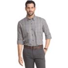 Men's Arrow Heritage Regular-fit Twill Button-down Shirt, Size: Medium, Grey Other