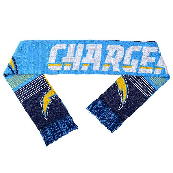 Adult Forever Collectibles San Diego Chargers Reversible Scarf, Blue