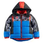 Boys 4-7 Marvel Spider-man Quilted Heavyweight Jacket, Size: 5, Blue
