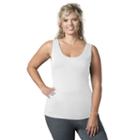 Plus Size Soybu Lola Scoopneck Yoga Tank, Women's, Size: 3xl, White