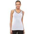 Women's Fila Sport&reg; Basic Racer Workout Tank Top, Size: Xl, White