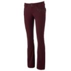 Juniors' Hydraulic Studded Bootcut Pants, Teens, Size: 7, Light Red