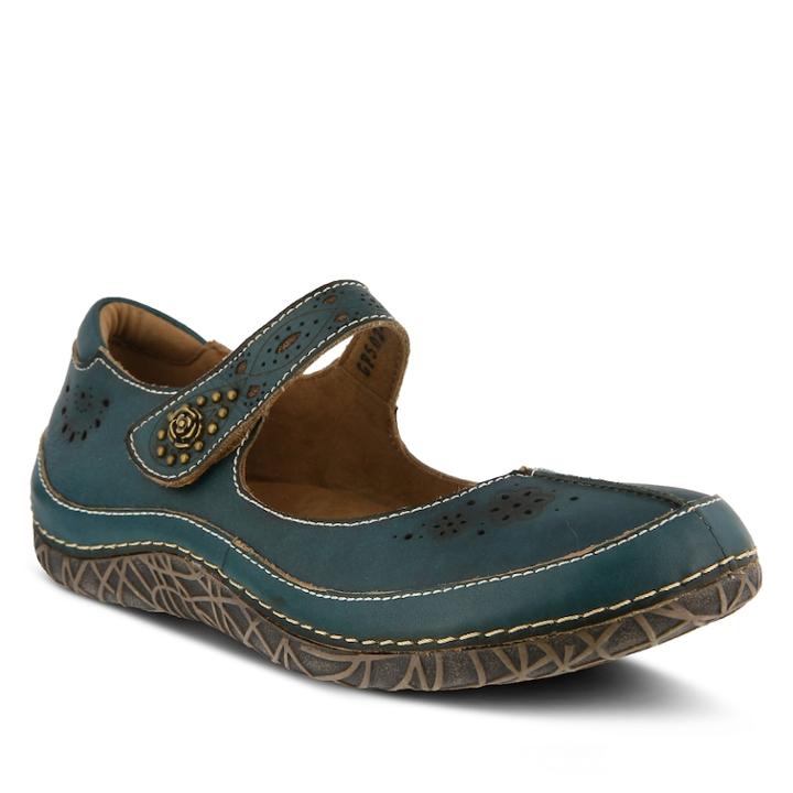 L'artiste By Spring Step Lazarina Women's Mary Jane Shoes, Size: 36, Turquoise/blue (turq/aqua)
