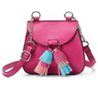 Candie's&reg; Cici Flap Saddle Bag, Women's, Light Pink