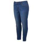 Plus Size Apt. 9&reg; Skinny Ankle Jeans, Women's, Size: 24 W, Dark Blue