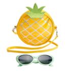 Girls 4-16 Pineapple Crossbody Bag & Sunglasses Set, Girl's, Multicolor