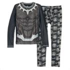 Boys 4-18 Cuddl Duds Black Panther 2-piece Climatesmart Baselayer Set, Size: 6-7, Oxford