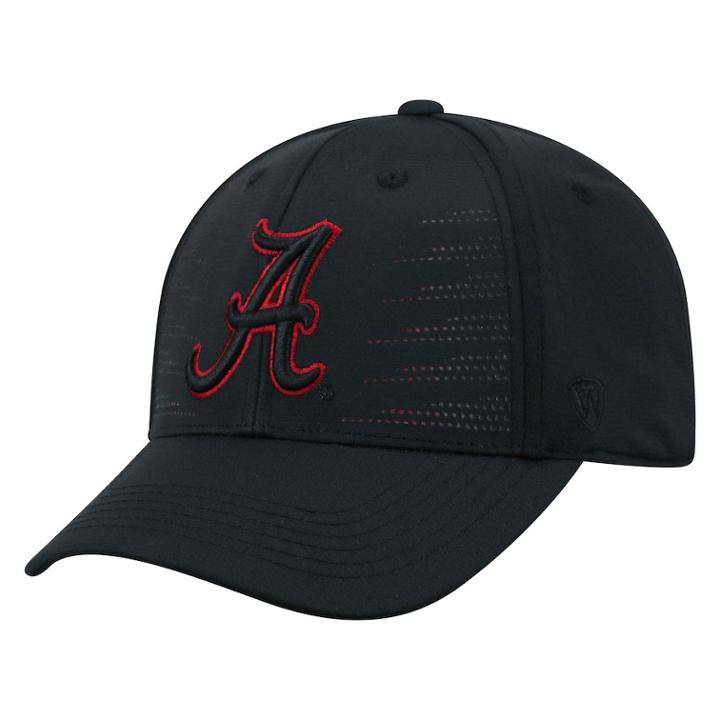 Adult Top Of The World Alabama Crimson Tide Dazed Performance Cap, Men's, Black