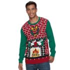 Men's Light-up Ugly Christmas Sweater, Size: Small, Med Red