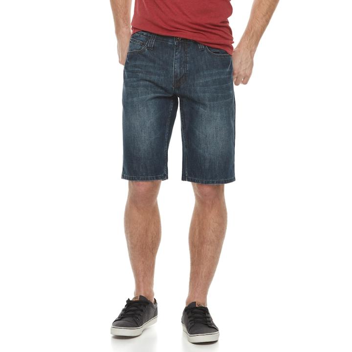 Men's Urban Pipeline&reg; Relaxed-fit Denim Shorts, Size: 30, Blue (navy)