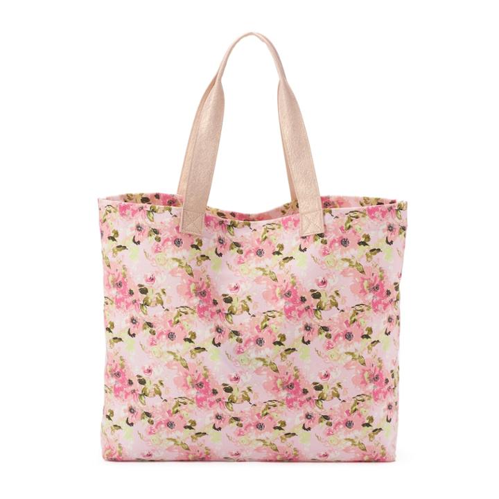 Floral Tote, Women's, Pink Multi