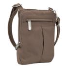 Travelon Anti-theft Classic Slim Mini Crossbody Bag, Women's, Brown