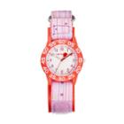 Red Balloon Kids' Time Teacher Polka Dot & Striped Watch, Girl's, Multicolor